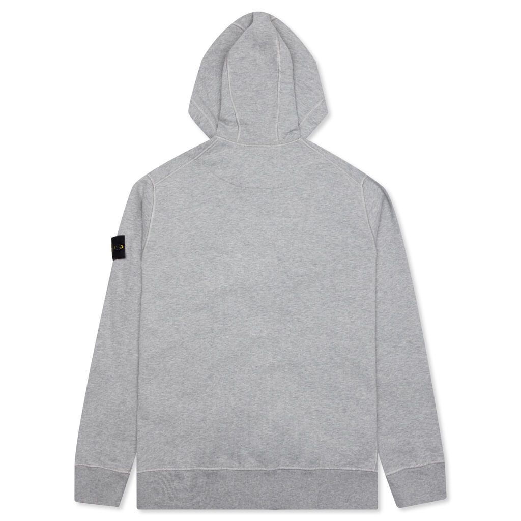 Hooded Full Zip Sweatshirt 64220 - Melange Grey