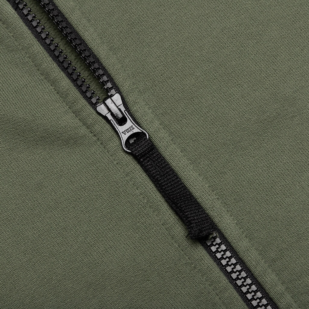 Hooded Full Zip Sweatshirt 64220 - Sage Green