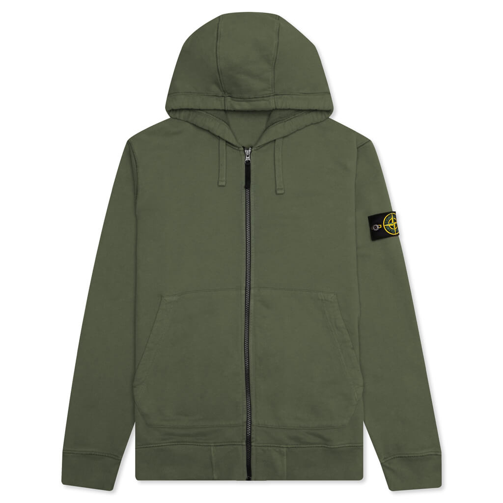 Hooded Full Zip Sweatshirt 64220 - Sage Green
