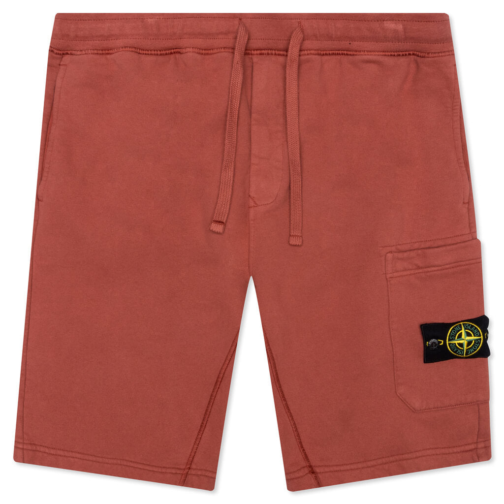 Fleece Shorts 64620 - Brick Red