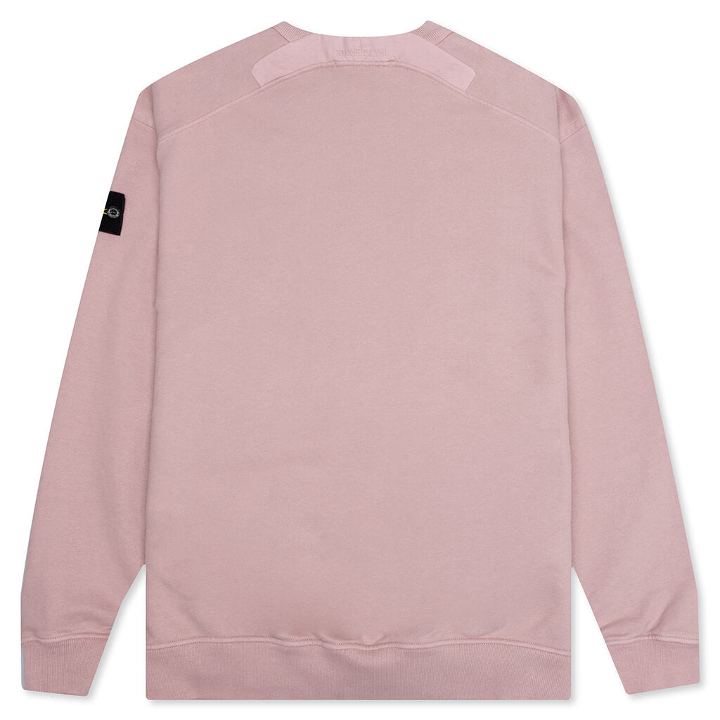 Brushed Crewneck Sweatshirt - Red Onion
