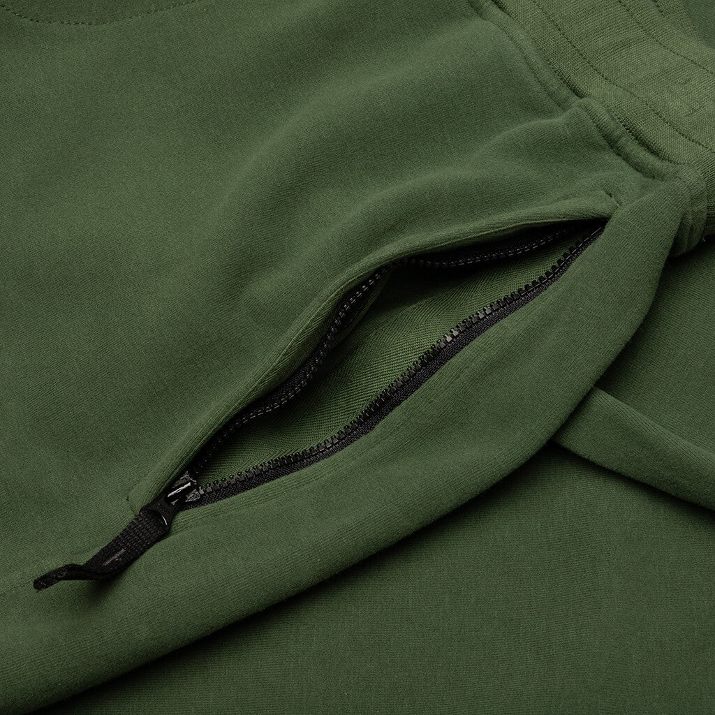 Cargo Fleece Pants - Olive Green
