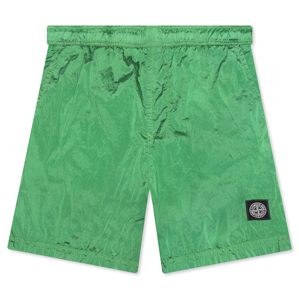 Econyl Regenerated Nylon Swim Trunks - Light Green