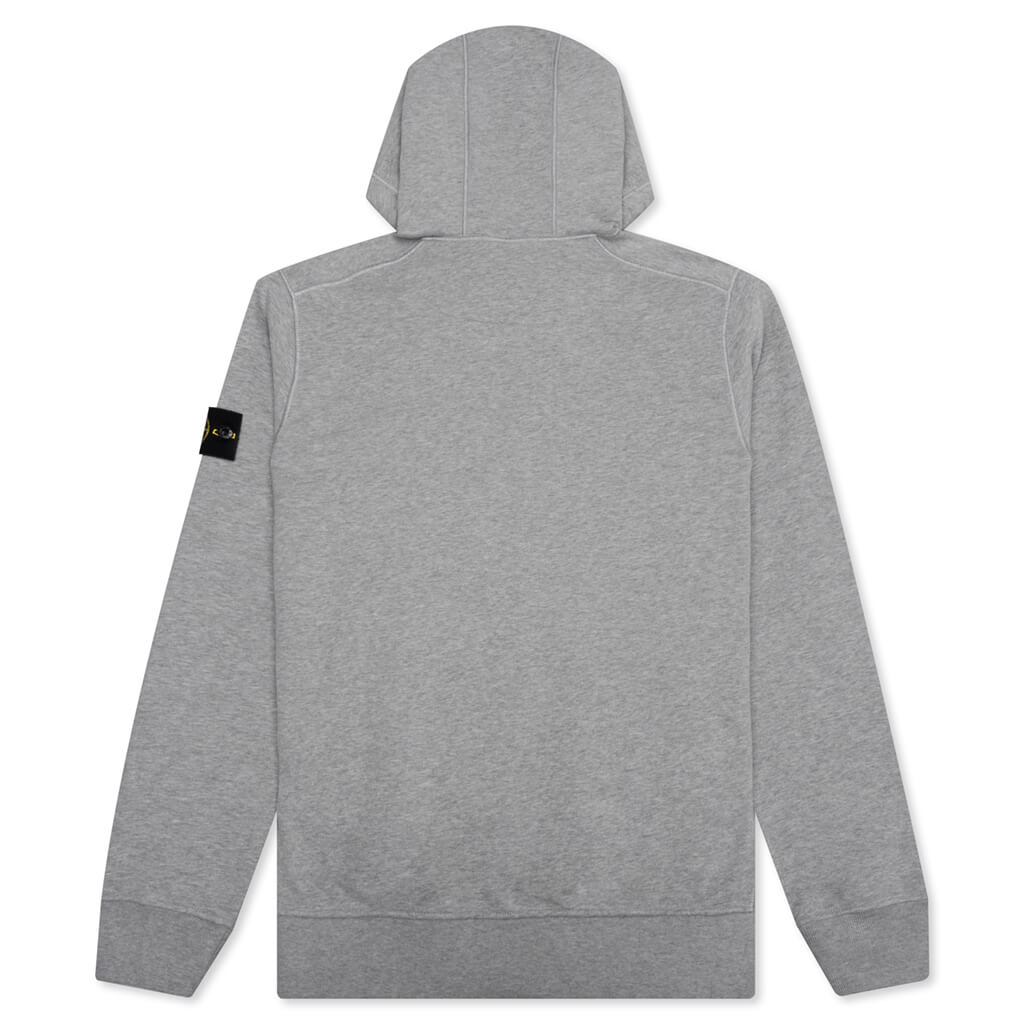 Hooded Sweatshirt - Melange Grey