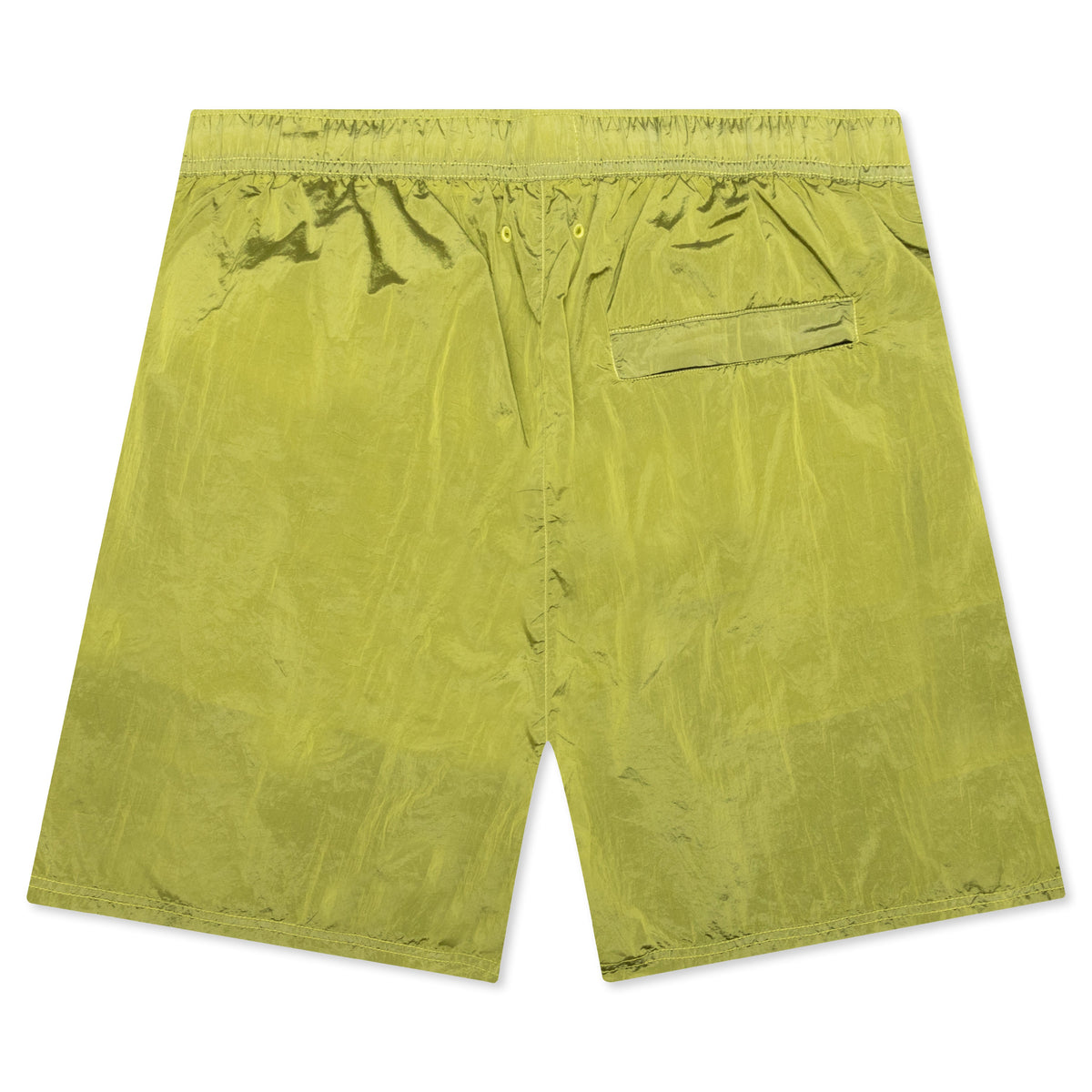 Nylon Metal Shorts - Lemon