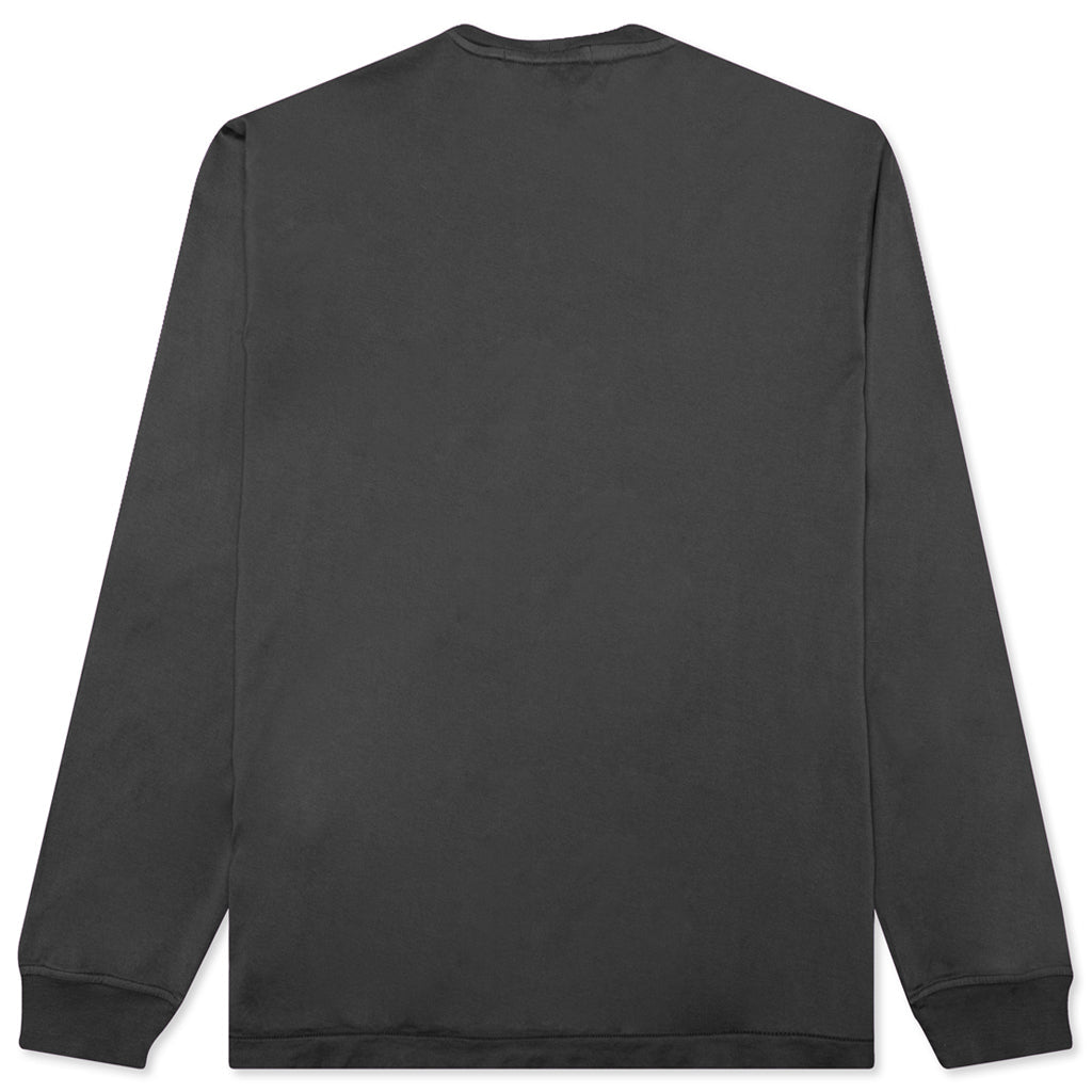 Patch Logo L/S Tee - Charcoal