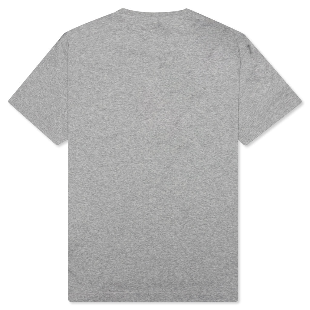 Patch Logo S/S Tee - Melange Grey