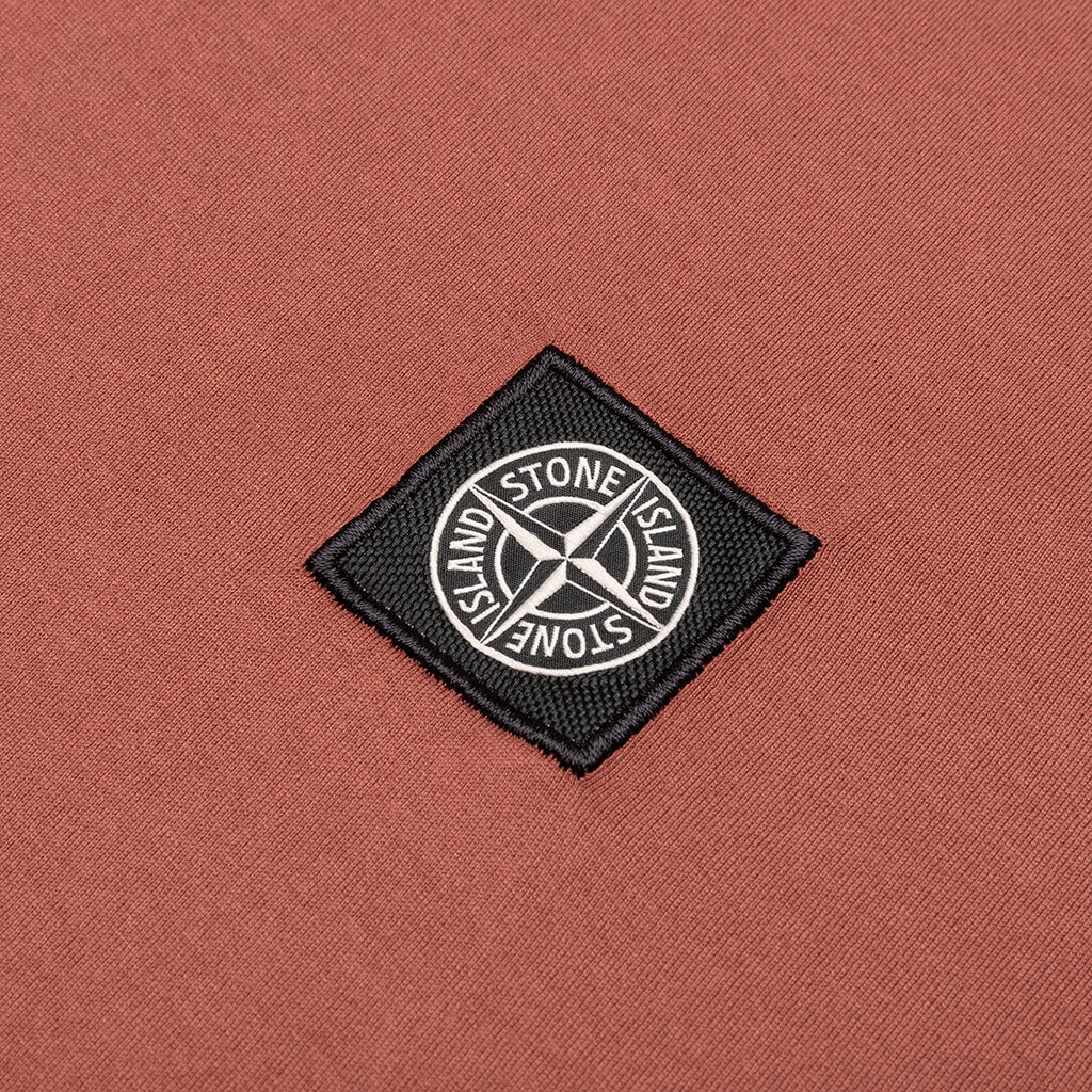 Patch Logo S/S Tee - Brick Red