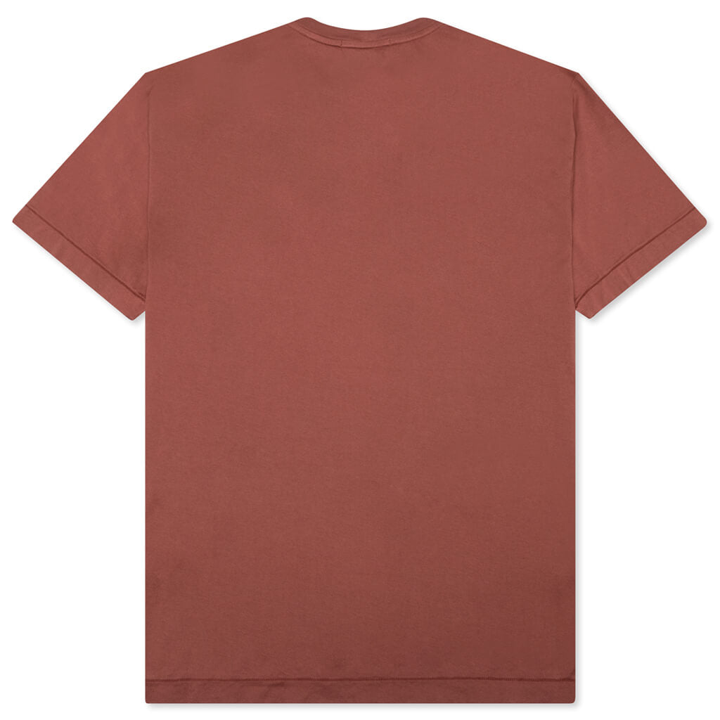 Patch Logo S/S Tee - Brick Red