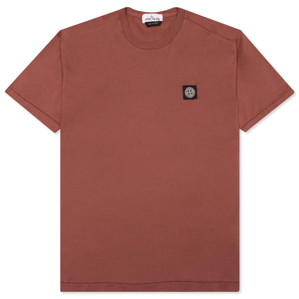 Patch Logo S/S Tee - Brick Red