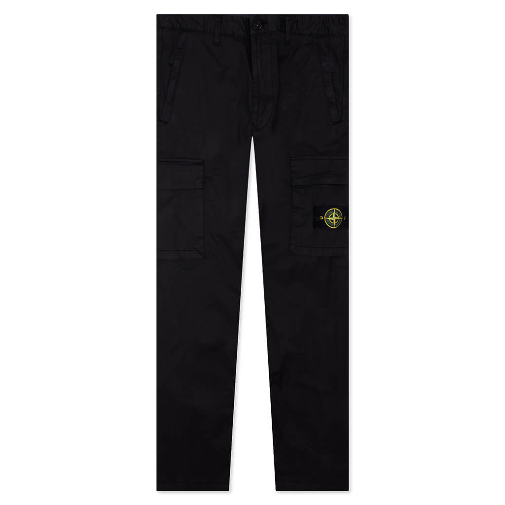 Stretch Gabardine Trousers - Black