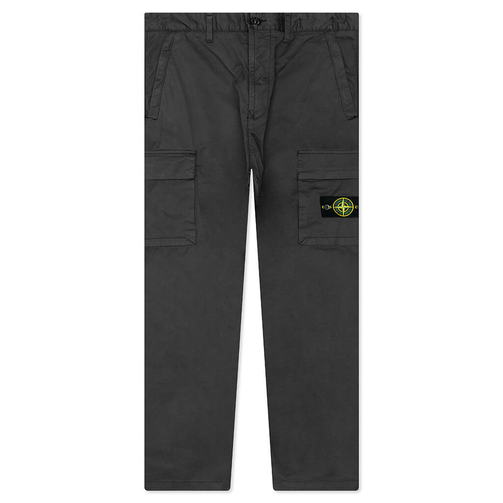 Stretch Gabardine Trousers - Charcoal