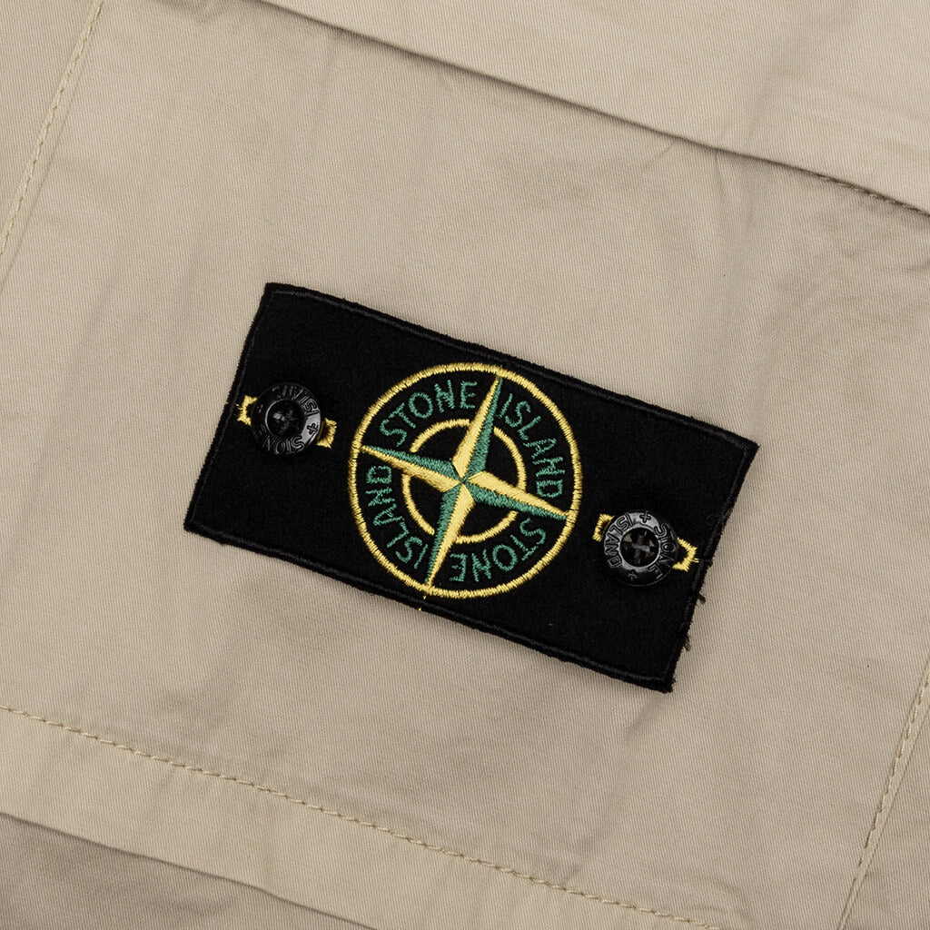 Stretch Gabardine Trousers - Khaki