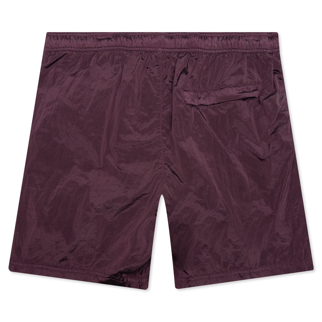Nylon Metal Shorts - Dark Burgundy