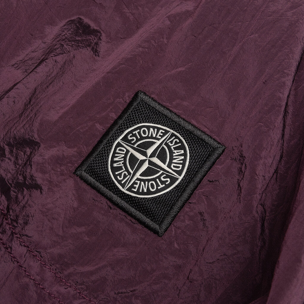 Nylon Metal Shorts - Dark Burgundy