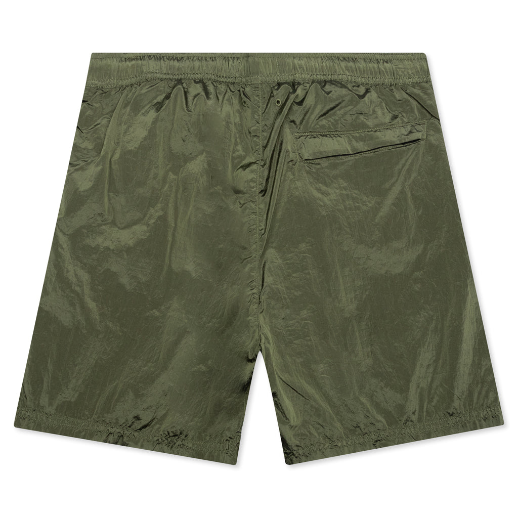 Nylon Metal Shorts - Olive