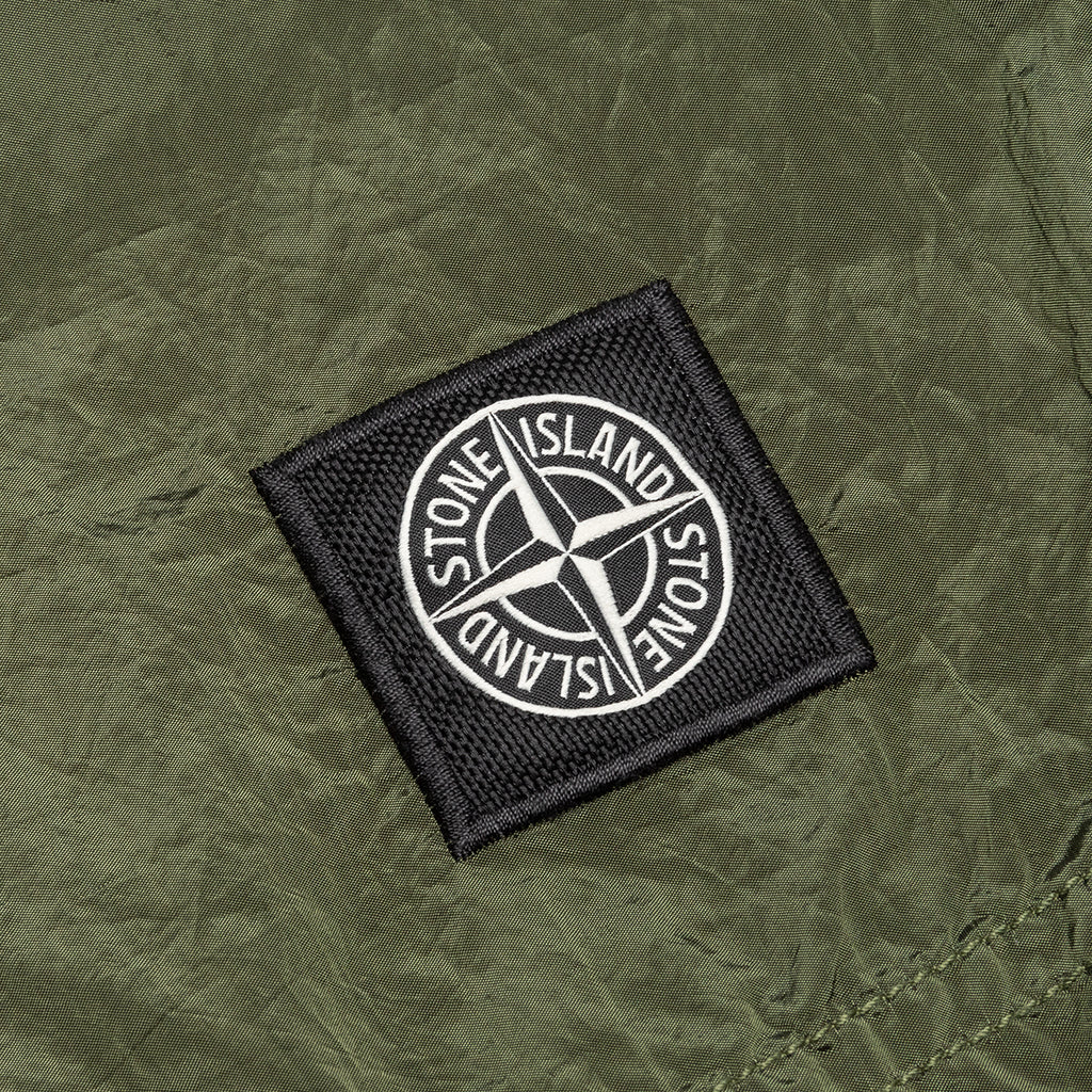 Nylon Metal Shorts - Olive