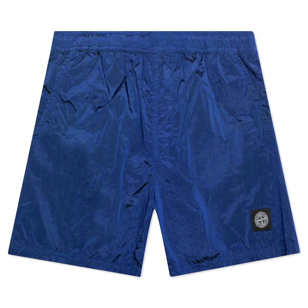 Nylon Metal Shorts - Bright Blue