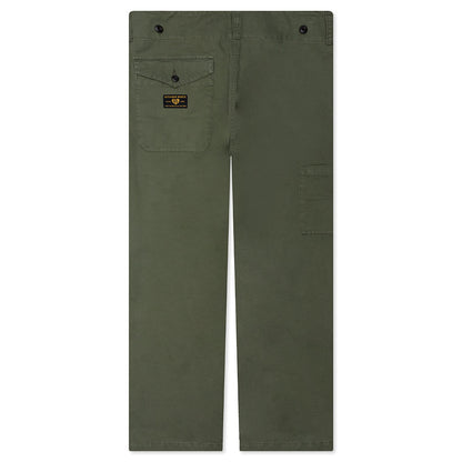 Straight Cargo Pants - Olive Drab