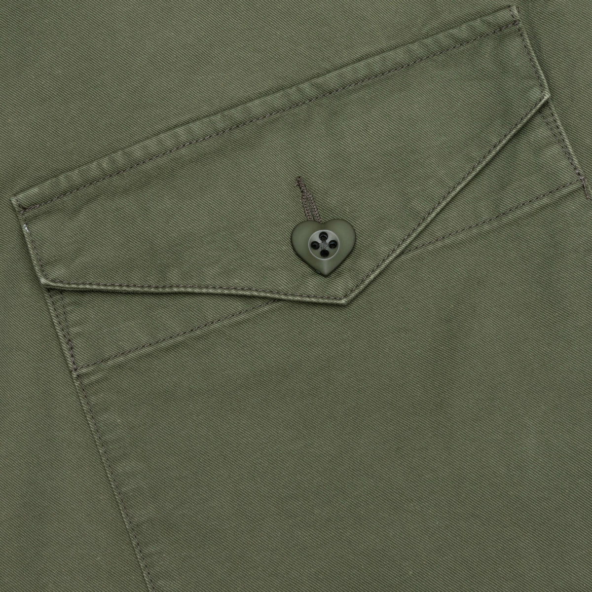 Straight Cargo Pants - Olive Drab