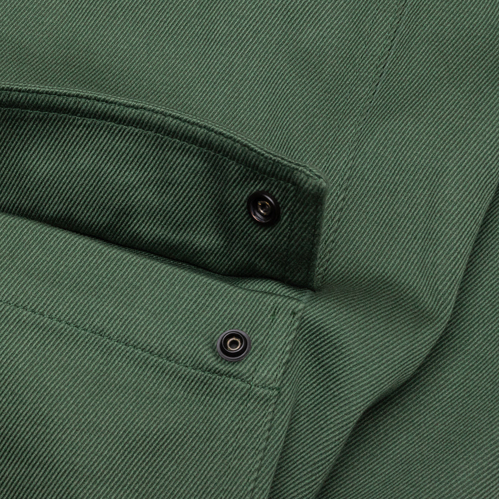 Straight Fit Cargo Pants - Olive Green
