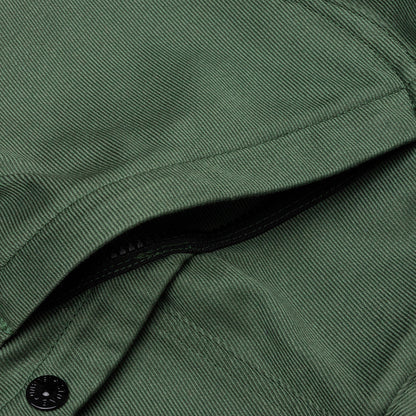 Straight Fit Cargo Pants - Olive Green