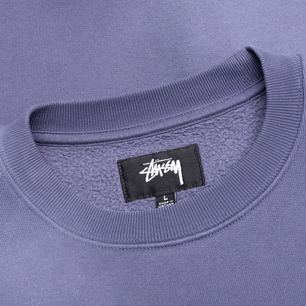 Stu Applique Crew - Blue