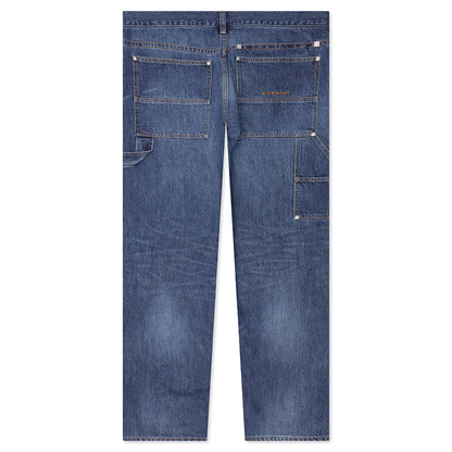 Studded Carpenter Pants - Blue