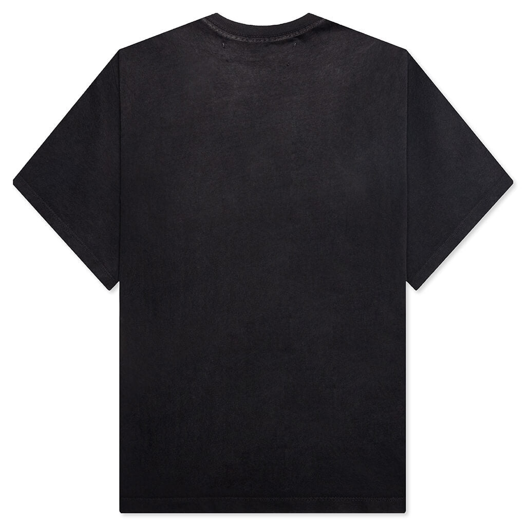 Studded Logo Tee - Washed Black
