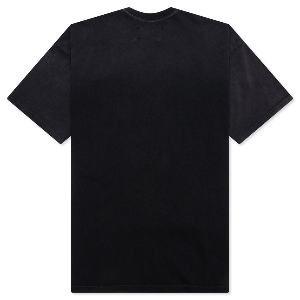 Studded Logo Tee - Washed Black