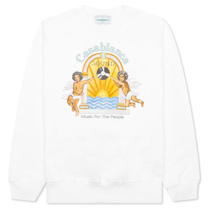 Studio De Musique Loopback Crewneck - Off-White