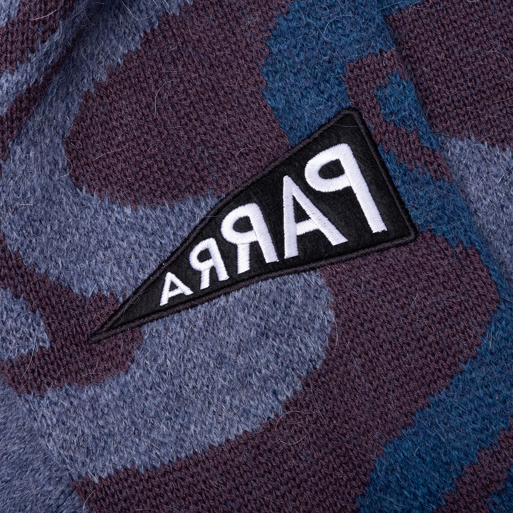 Stupid Lava Lamp Knitted Pullover - Dark Mahogany