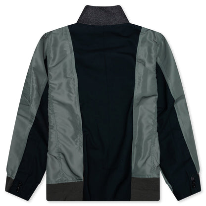 Suiting X Nylon Twill Jacket - Navy/Khaki