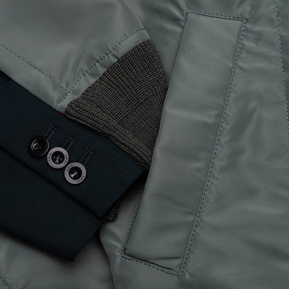 Suiting X Nylon Twill Jacket - Navy/Khaki