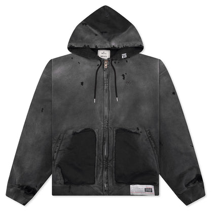 Sun Faded Parka - Black