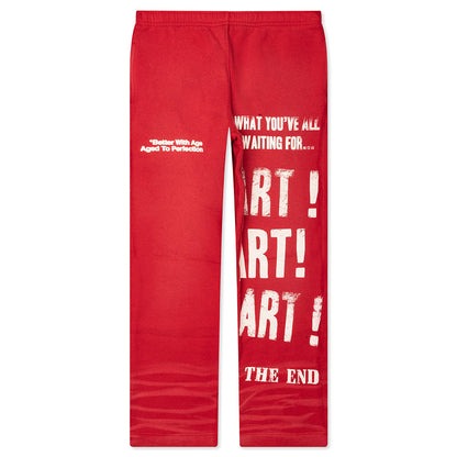 Superficial Sweatpants - Red