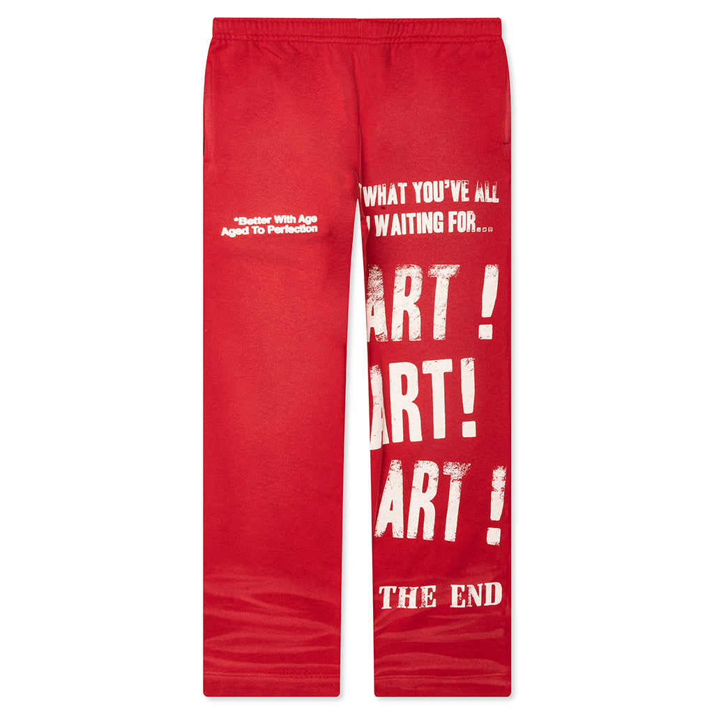 Superficial Sweatpants - Red