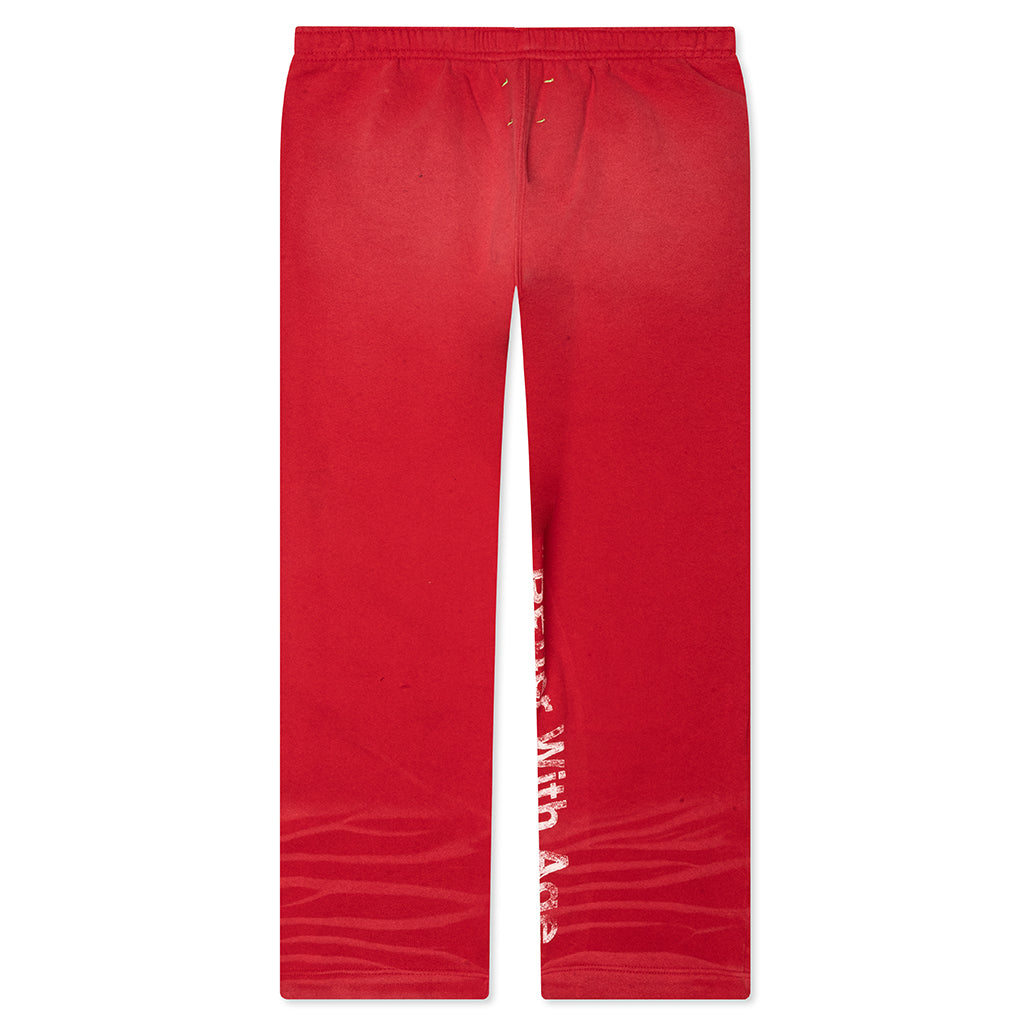 Superficial Sweatpants - Red