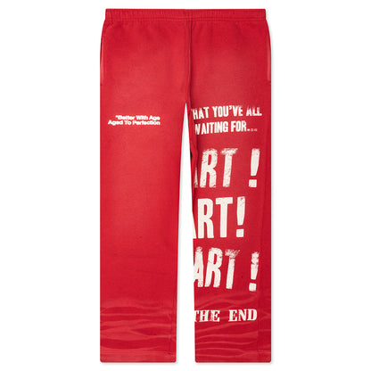 Superficial Sweatpants - Red