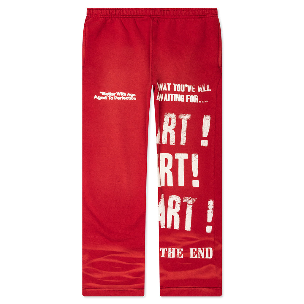 Superficial Sweatpants - Red