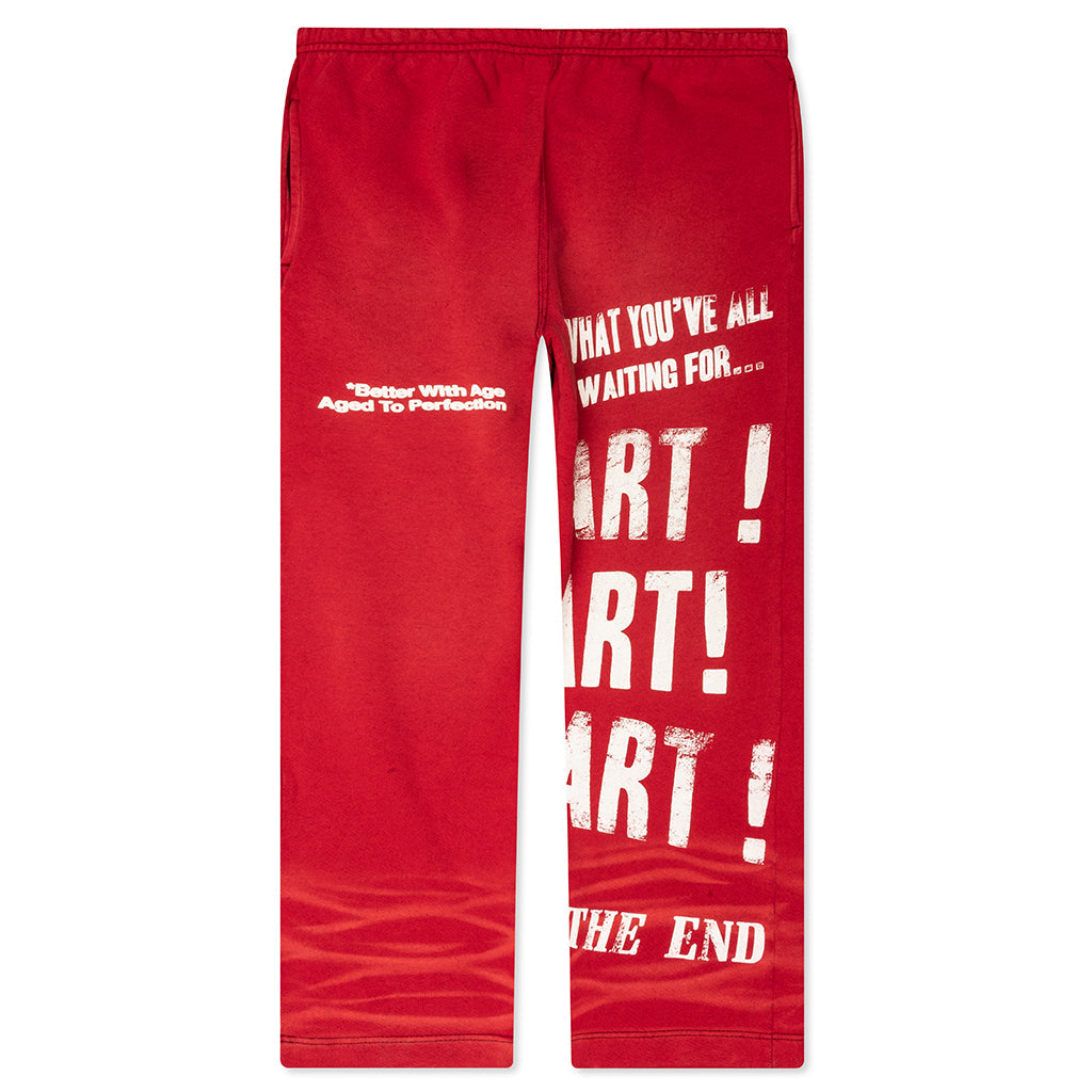 Superficial Sweatpants - Red