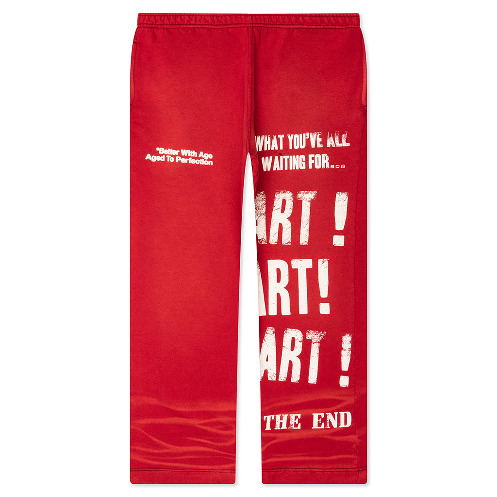 Superficial Sweatpants - Red