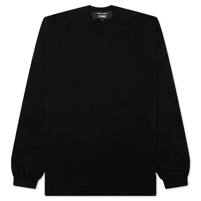 Crewneck Knitted Sweater - Black