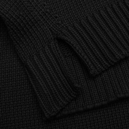 Boyfriend Loose Fit Sweater - Black