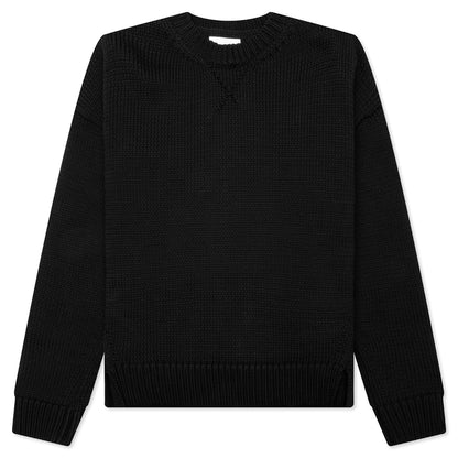 Boyfriend Loose Fit Sweater - Black