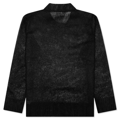 Layered Sweater With T-Shirt - Black