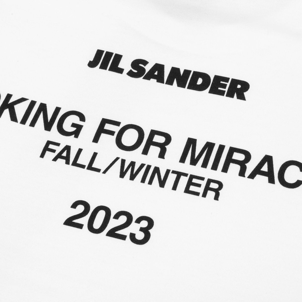 Looking for Miracles Layered Sweater With T-Shirt - Open White
