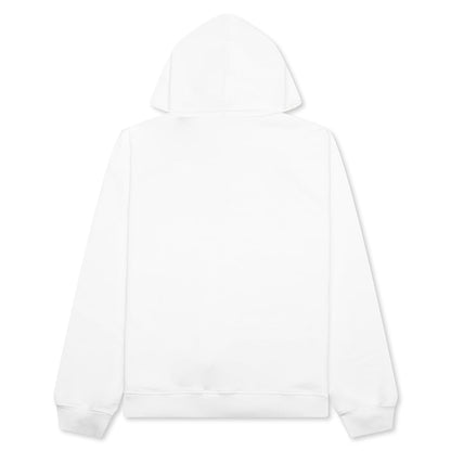 Painted On Collage Yellow Logo Hoodie - Lily White
