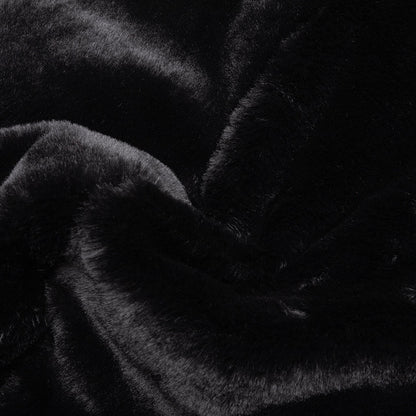 Faux-Fur Hood Sweatshirt UTC269 - Nero