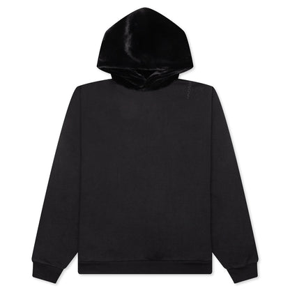 Faux-Fur Hood Sweatshirt UTC269 - Nero